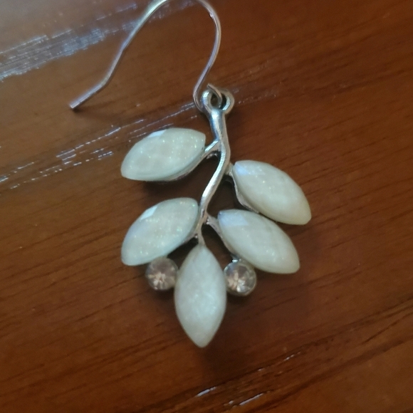 Womens Faux Stone Dangly Earrings - Picture 2 of 2
